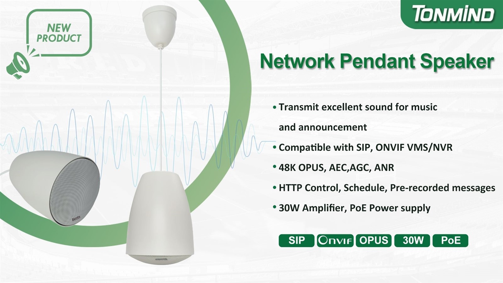 Network Pendant Speaker Network Pendant Speaker